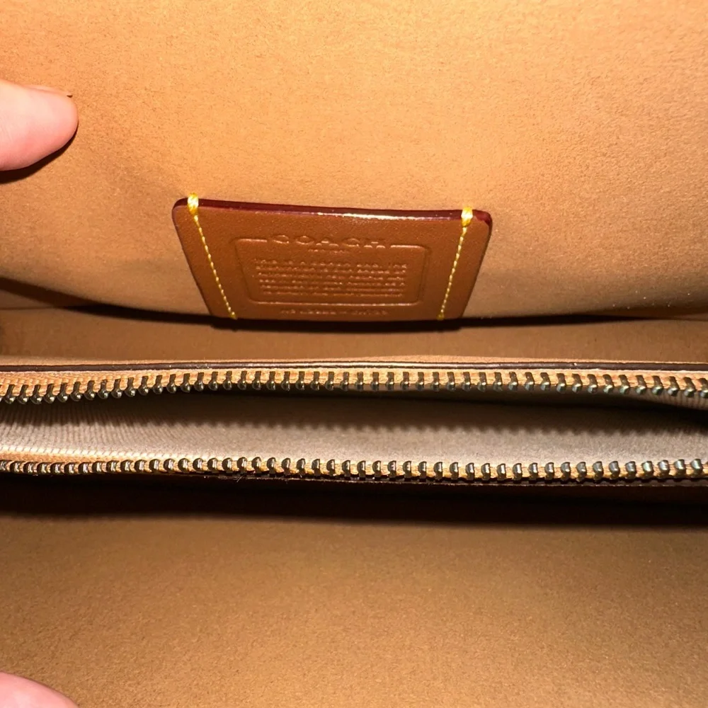 Coach Tabby 26 Mustard Yellow Crossbody Bag - Picture 6 of 13